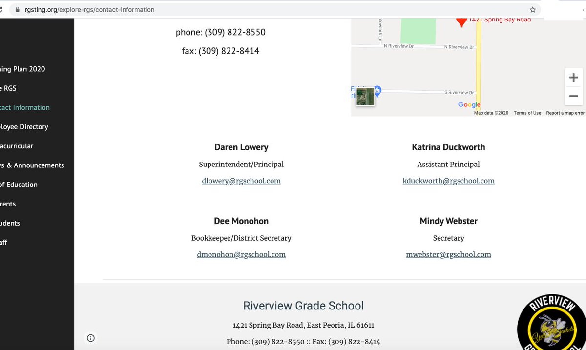 We confirmed Bobby works at Riverview School in Peoria & asked Principal Daren Lowery whether a violence-worshipping janitor is in line w/ Riverview's values:  https://www.rgsting.org/ We emailed, tweeted Principal Lowery, & called plus shared their FB:  https://www.facebook.com/profile.php?id=398281186994012