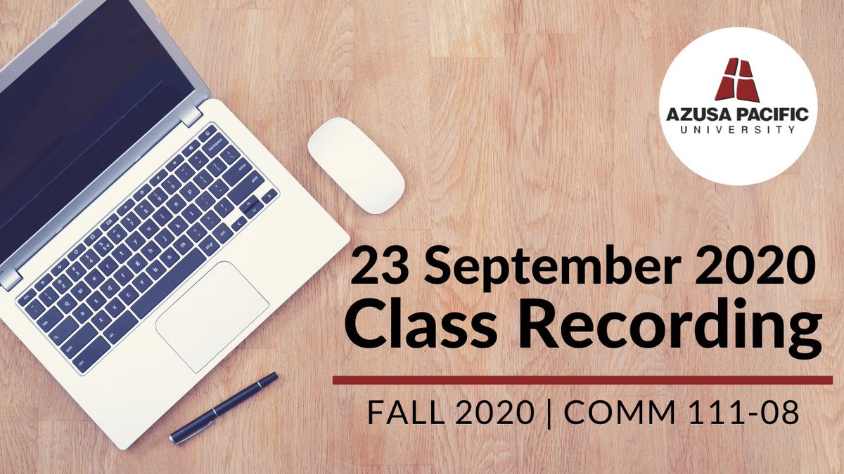 ProfessorNeu's tweet image. Hey, #Pubcomm111-08: Today's class recording has been posted to @CanvasLMS.