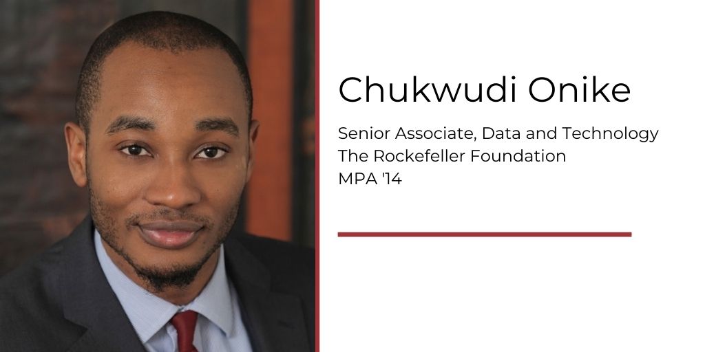 MPACCNY's tweet photo. Chukwudi Onike earned a bachelor's in international studies @cpowellschool and a master's at #mpaccny, along the way completing a fellowship, internship, and semester in DC to build his career, and is now a senior associate at The Rockefeller Foundation! https://t.co/SNQjVbODGN https://t.co/9loJhQNgnO