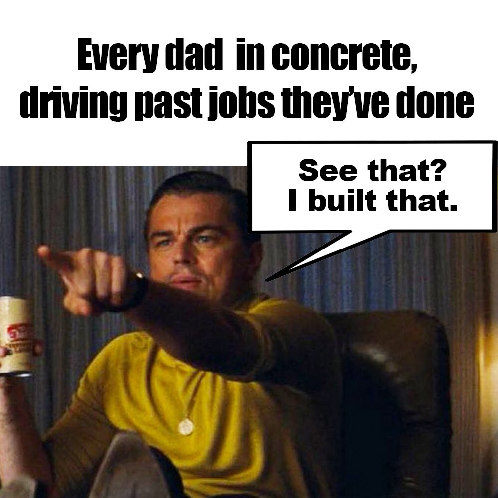 Coldstream_45's tweet photo. What can we say? Weβre proud of the work we do.
#meme #concreteconstruction
#75years #concrete #precast #precastconcrete #infrastructure #construction #middlesexcounty #coldstreamconcrete #production #manufacturing #ldnont #familybusiness #ontario #southwesternontario https://t.co/dtgUNNEURc