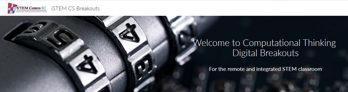 S2TEMCentersSC's tweet image. #digitalbreakouts are here!  They're engaging, fun, and provide quality #STEMlessons for grades 7-9.  Let us know how your students do!

buff.ly/2EwGUA0