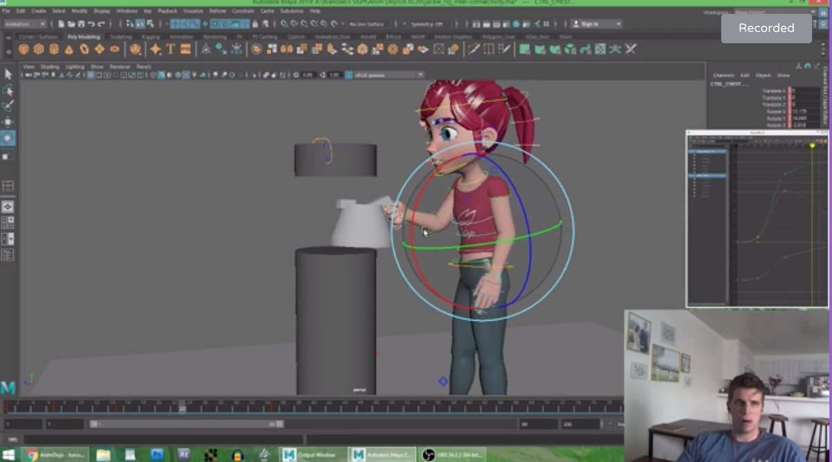 Did you catch Brendan's #animating pro workout stream last week? Join Brendan again in the #CharacterAnimation Room TOMORROW @ 8pm BST, showing YOU his unique workflow 💪 Watch it then:  go.animdojo.com/brendan-sept-24 #animation #framebyframe