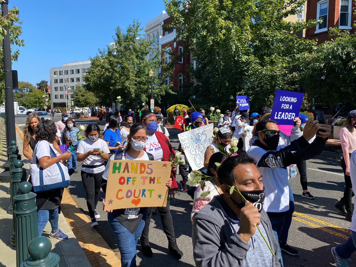 popdemocaction's tweet photo. Right now the people are gathering to #protectSCOTUS @CASAinAction @FIRM_Action @SPACEsInAction @nakasec https://t.co/ajwgUiuzen