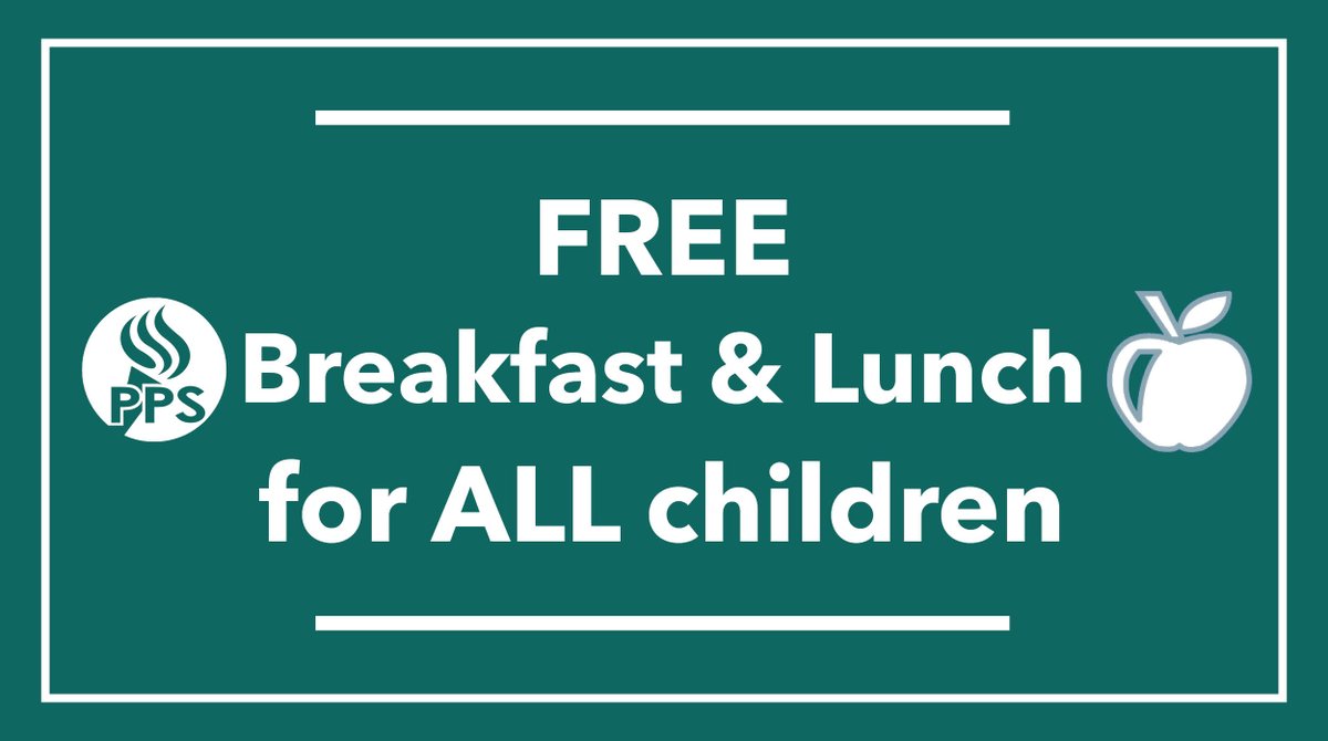 We are excited to share that we can now provide 7 days’ worth of meals for all kids (1-18) at no cost thanks to our partnership with <a href="/USDA/">Dept. of Agriculture</a>! We have 38 meal sites where families can pick up meals on Monday, Wednesday, &amp; Friday from 3-5pm. Find out more: pps.net/fall2020meals
