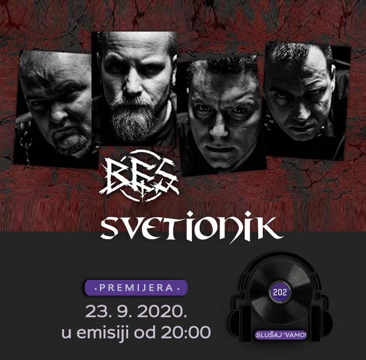 Beograd202's tweet photo. ❗️ premijera 🔹 večeras
🎤 BES 🎸 #Svetionik
🔊 23. septembar 2020. u emisiji #SlušajVamo, od 20 sati
▶️ https://t.co/fEL2J46agb
#premijera #grupaBES #MultimediaMusic https://t.co/wLc9dHKLfX
