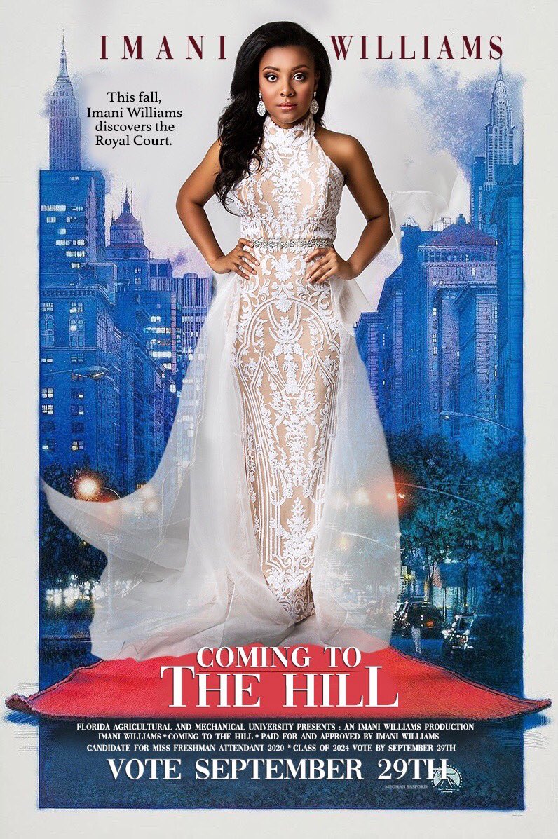 _mikelengram's tweet photo. “She is a queen, her soul is royalty” - 👑 Greetings I am Imani B. Williams! 💚🧡#comingtothehill #yourqueen2be #famu #famu24 #famuelections #famuly #rattlers #famuelectionszn #famuec @famuelections https://t.co/G58N3eFNzu