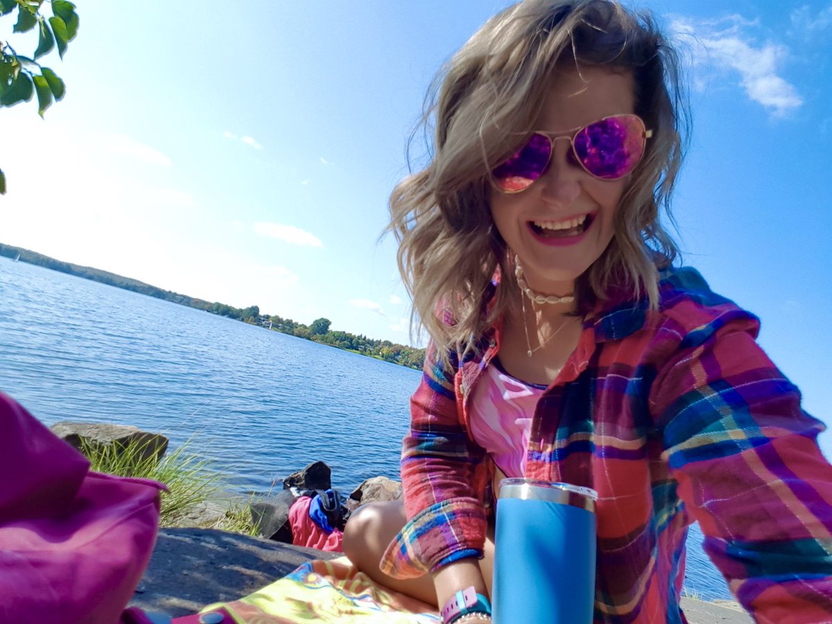 HeyItsMeMissJT's tweet photo. Bringing back a little bit of summer. I’m not going to lie, the lake was freaking chilly. #ILovedEveryMinuteOfIt #SweetSeptember #ChapterNineOfTwelve #RamseyLake #MermaidLife #SwimmingInSeptember #GreatCardio #RaiseThatHeartRate #JustMoveIt 💦☀️🍁🍂🌲🧜‍♀️ https://t.co/a7EwWq3wKE