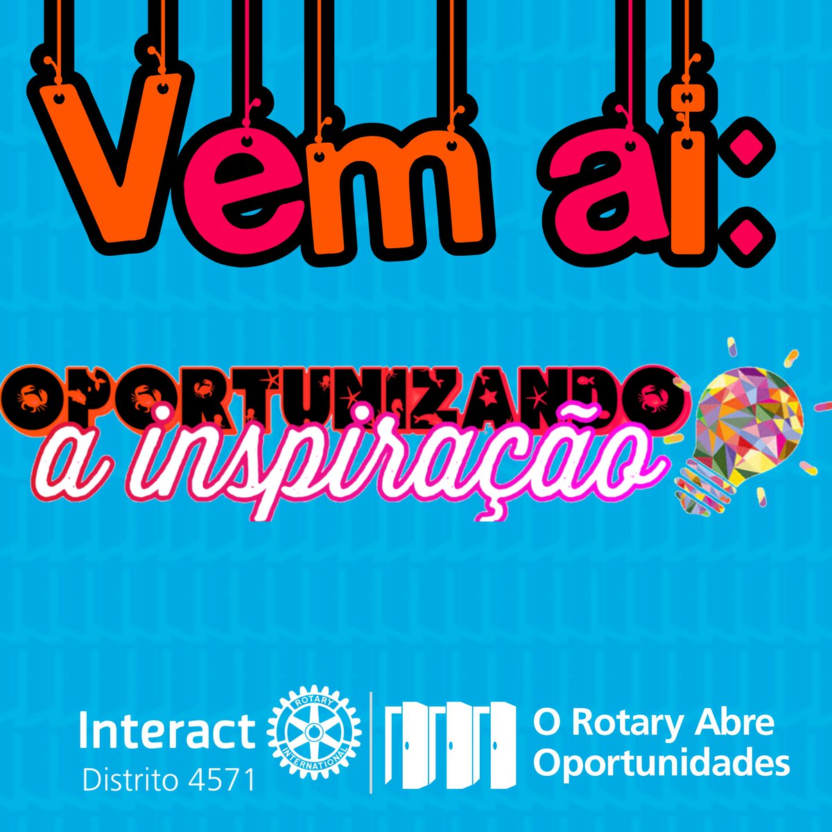 4571Distrito's tweet image. Chegou novidade na área!!!
O distrito 4571 tem a honra de apresentar o projeto " Oportunizando a inspiração", onde temos o intuito de compartilhar experiências e oportunidades que estar dentro da família Rotária te oportunizou. 
Se interessou??? 
Vem participar com a gente!! 🥰