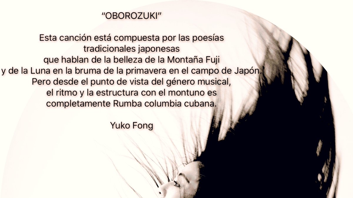 ❤️ Me identifico con la canción “OBOROZUKI” de mi álbum “Habana, Novia de mis sueños” porque representa una fusión entre mis tradiciones japonesas y los sonidos de Cuba❤️

#rumbacolumbia, #afrocuban, #afrocubanmusic, #rumbacubana, #musicacubana, #cubanmusic, #キューバ