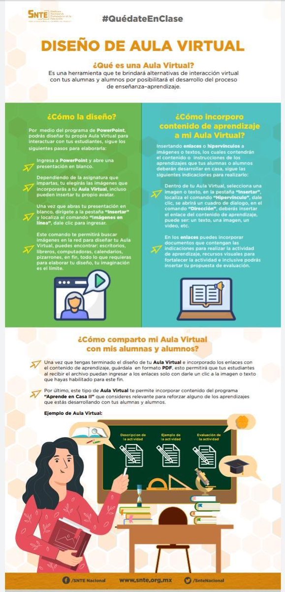 FedesspP's tweet photo. #QuedateEnClase 👨🏫🔛👨💻
Maestro 👉Sabes cómo diseñar un aula virtual 🖼️ 🖥️❓ Recuerda: Es una herramienta de interacción con alumnos y recursos digitales para tus clases OnLine 🏫🔛🏡 Sigue estos útiles consejos y ponte al 💯
Y #QuedateEnCasa
Pero #QuedateEnClase ✅ #FEDEESP https://t.co/ienoz0qchl