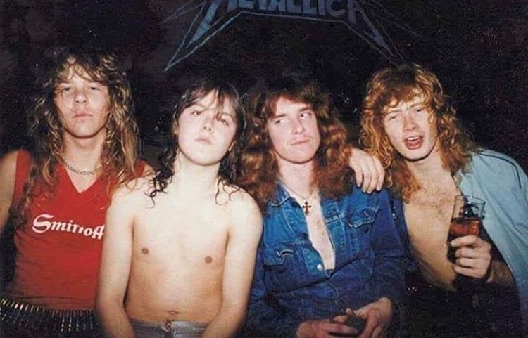 TimeinMusic's tweet photo. Metallica, 1982. https://t.co/iEg2uGvbaI