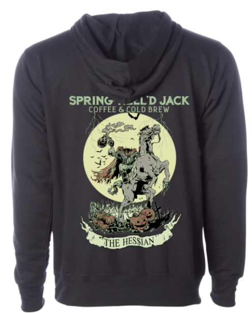 abbyleigh42's tweet photo. Spring Heel'd Jack got a Hessian Halloween Hoodie in (it glows in the dark) and new bags that are SO FREAKIN FAB!  Are you ready for the tastiest spooky season? https://t.co/seQ36ehZDW https://t.co/YX9V4By9dy
