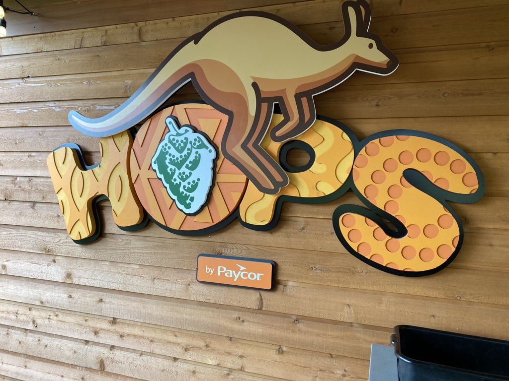 Got to stop in the <a href="/CincinnatiZoo/">Cincinnati Zoo</a> and see the <a href="/PaycorInc/">Paycor</a> HOPS pavilion today! 🦘🧡