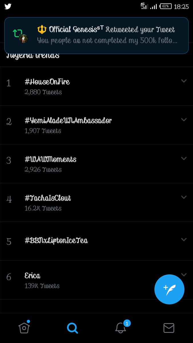 Oya we are climbing to the top. Put more energy.
#TachaIsClout