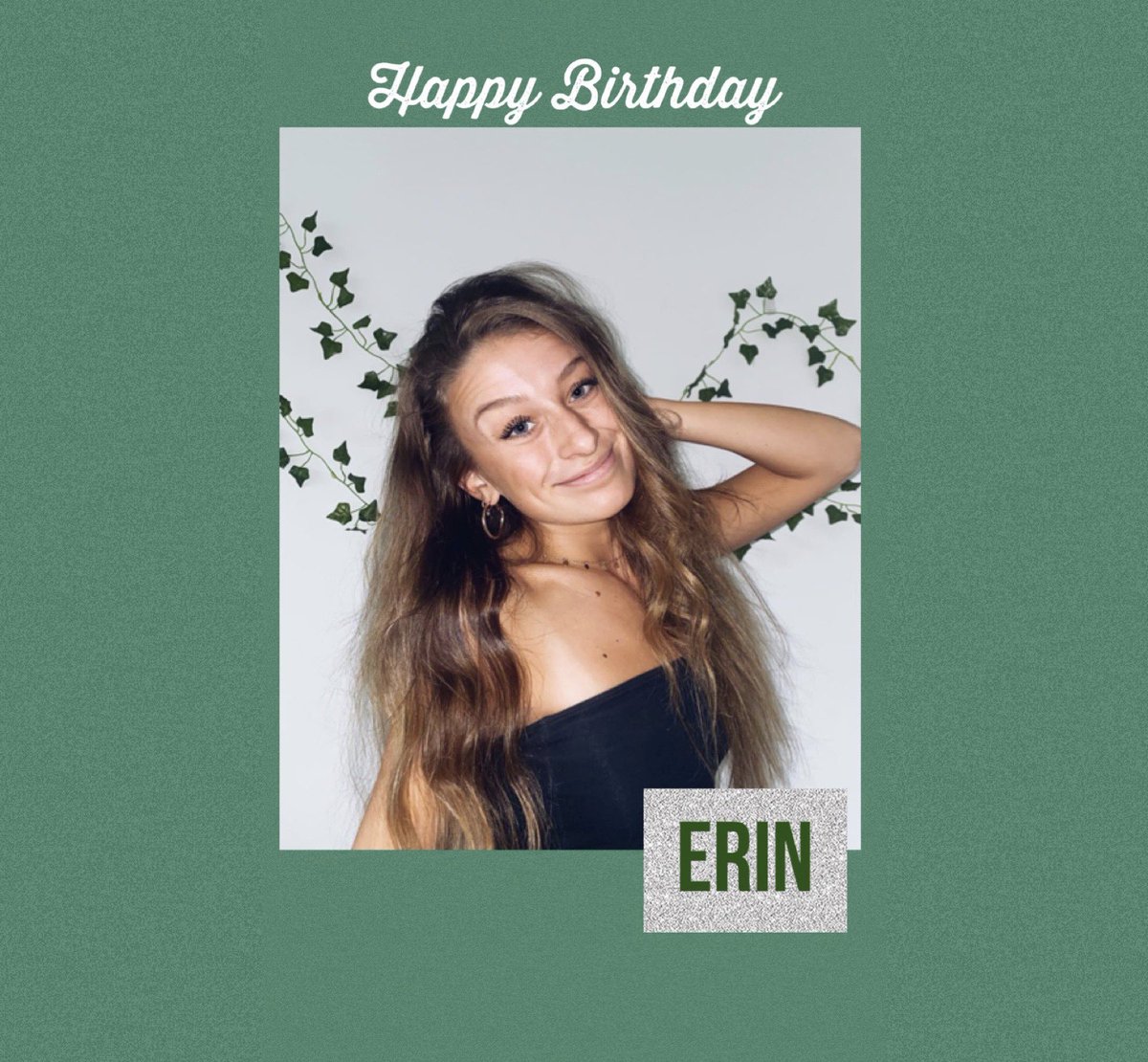 Today we are wishing a Happy Birthday to freshman Erin Martino!! We hope you have an amazing day! 🥳💚✨ #HappyBirthday