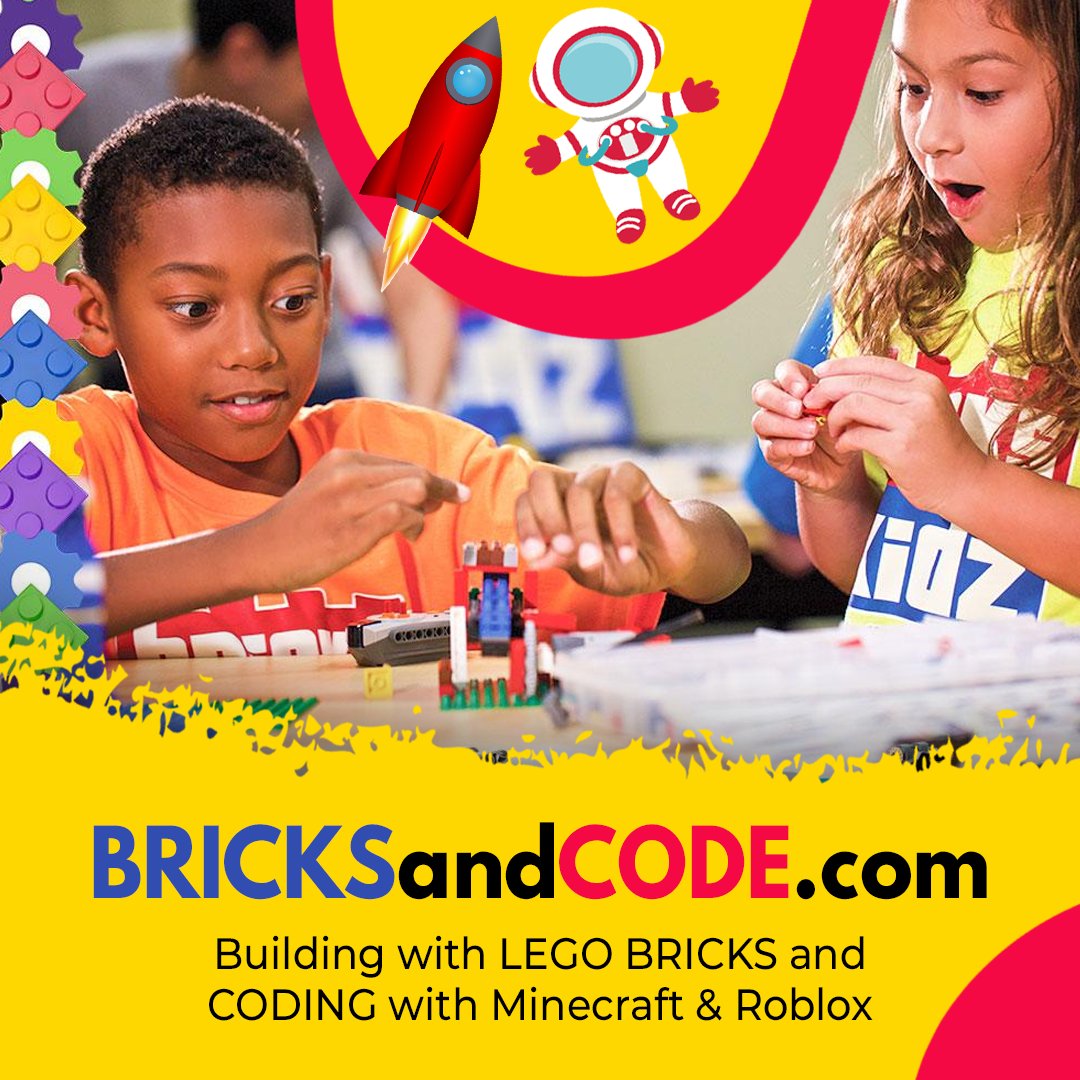 B4K_Kendall's tweet image. A new eLearning STEM platform for kids is LIVE and taking registrations😎 Want to know what the whole fuss is about❓ Visit BRICKSandCODE.com💻 #bricksandcode #learntocode #codingforkids #codingminecraft #codingroblox #learnhowtocode #legotechnic #legoclasses