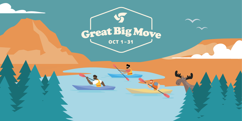 It’s time to get active, Canada. Download the ParticipACTION app and rally your team for the #GreatBigMove. Virtually explore the country for the chance to win over $20k worth of prizes! Get active. Get exploring. Get winning. Starts Oct1.  bit.ly/3iKQJJt