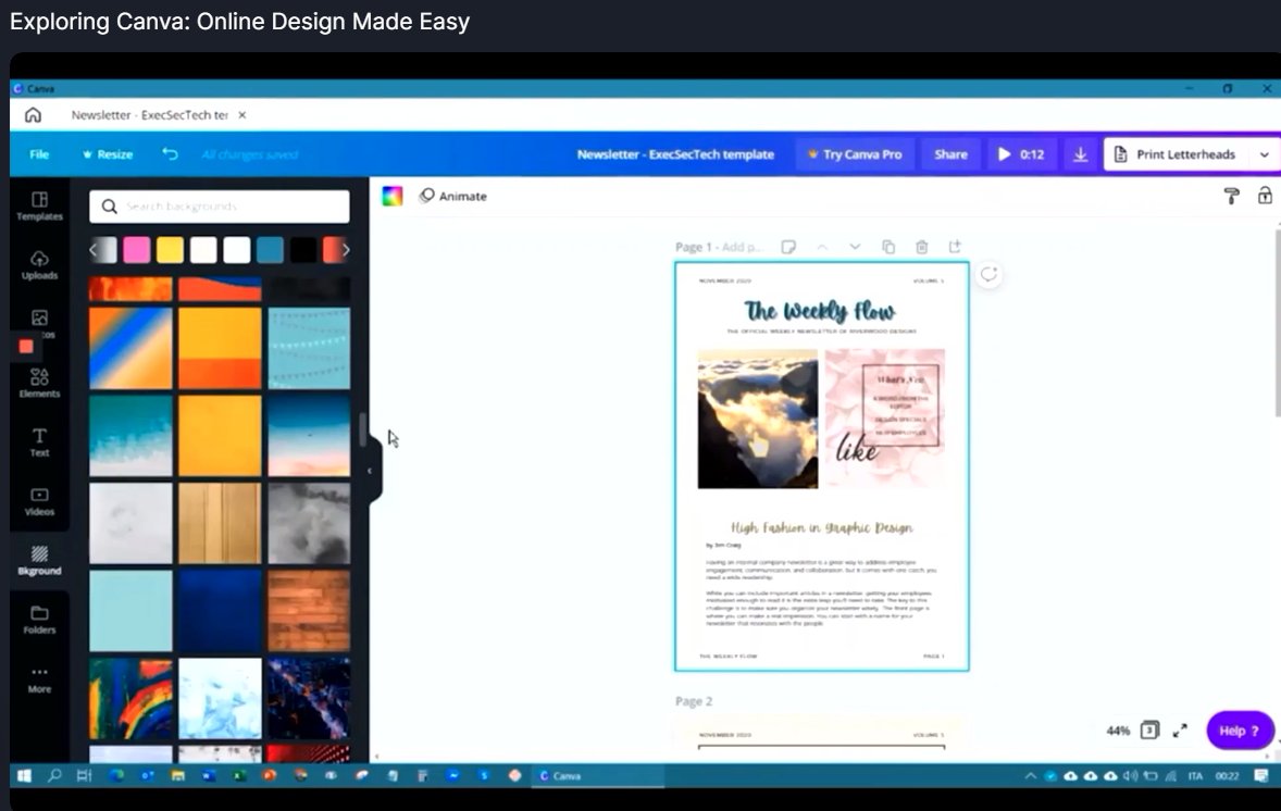 lucybrazier's tweet photo. Our audience is enthralled with @DailyF_Plus and her session on @canva So many take aways. Great session Michela. We loved it and I have a feeling that there will be a lot of converts. #ExecSecTech https://t.co/t5gjukPj9a