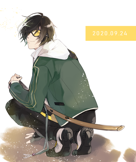 #桑名江実装一周年
 #9月24日は桑名江実装記念日
おめでとうございます!だいすき! 