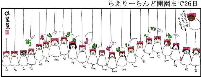 従業員のみなさん、抽選漏れでうちは現地に行くことは出来なくなったけど、うちの分まで精一杯ちえりちゃん達を盛り上げてきてください!チャンスがあったら会場でウェイブやってきてね!
#ちえりーらんど 