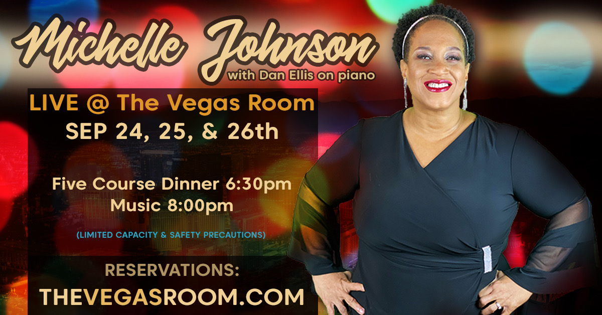 ChickSingerLV's tweet photo. Limited Seating - Join me @The Vegas Room this weekend. - https://t.co/rPu1NFz7jl #jazzsinger #broadwaysinger #cabaret #fivecoursemeal #supperclub #thevegasroom #swanky #michellejohnson #musicvideo #imallin #followme #itunes #spotify #amazon #iheartradio #tidal https://t.co/q6djghADKi