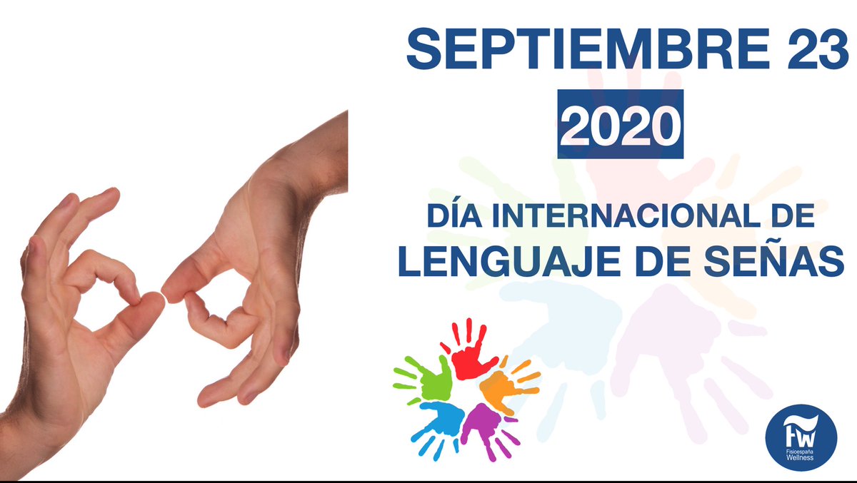 FisioeWellness's tweet photo. Hoy 23 de septiembre queremos resaltar la importancia de lenguaje de señas https://t.co/jDspKABgHw