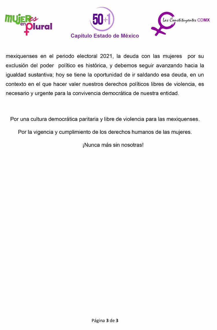 @Legismex aprobó la reforma en materia de Paridad y Violencia Política contra las Mujeres, ahora les toca a los cabidos municipales #CumplanleAlasMexiquenses voten y remitan su voto a la legislatura #CumplanCabildos <a href="/MarianaUribe30/">Mariana Uribe</a> <a href="/karinalabastida/">Karina Labastida Sotelo</a>
