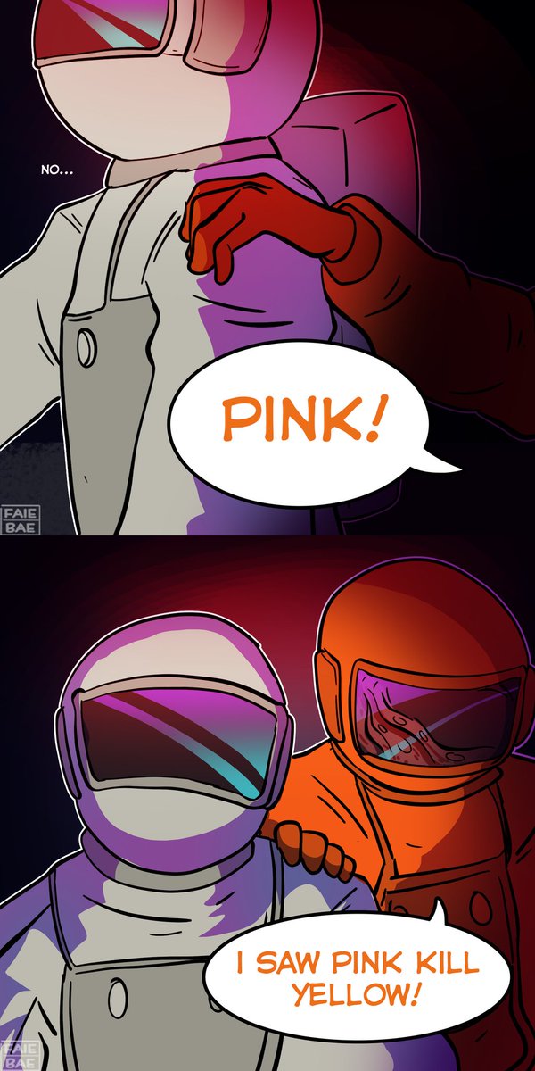 FaieBae's tweet photo. Lmao I'm so sorry but I had to do it to them. (P.s. orange ,you're a true bro)
#amongusart #amongusgame #AmongUsMeme https://t.co/2sKkR8eqRB
