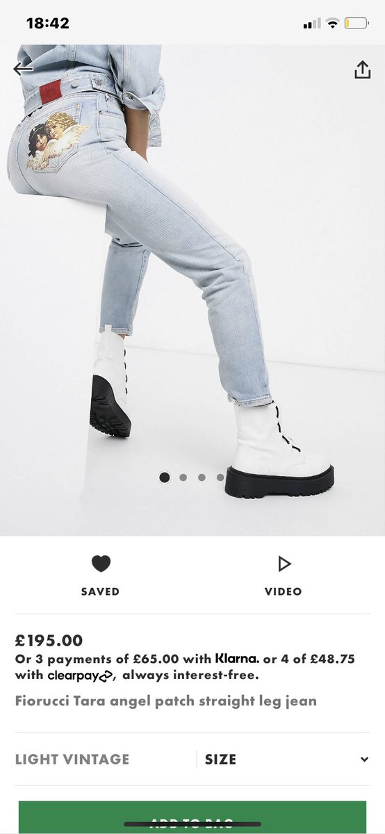 ellaabond's tweet photo. @ASOS My #ASOSMustHaves is definitely these jeans!!!! I’ve had these jeans in my wish list for a year, but I can’t afford them! 🤗💗 https://t.co/8R6cVM4Jzc