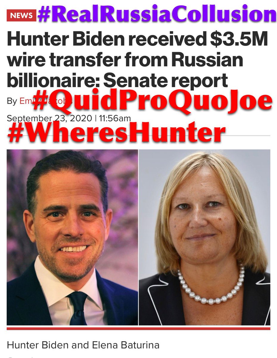 RashMalik4's tweet photo. #RealRussiaCollusion 

#QuidProQuoJoe

.@JoeBiden sold America for personal gains. 

#CorruptDems https://t.co/7YkWxMzpFc