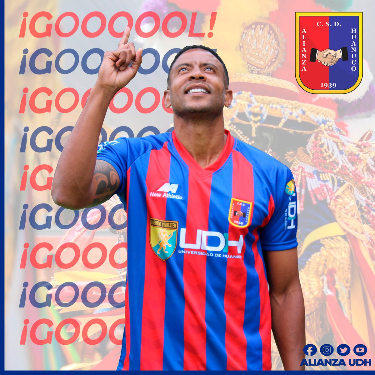AlianzaUDH's tweet photo. ¡Gol azulgrana! 🔵🔴💪
Lionard Pajoy anota el primero del partido a los 47' ST. 

#VamosHuánuco
#VamosAlianzaUDH https://t.co/QJLjazUOtT