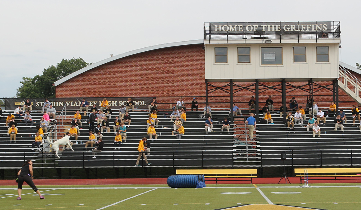Thank you to DragonDog International for entertaining our Griffins at lunch. #dogsarelove
