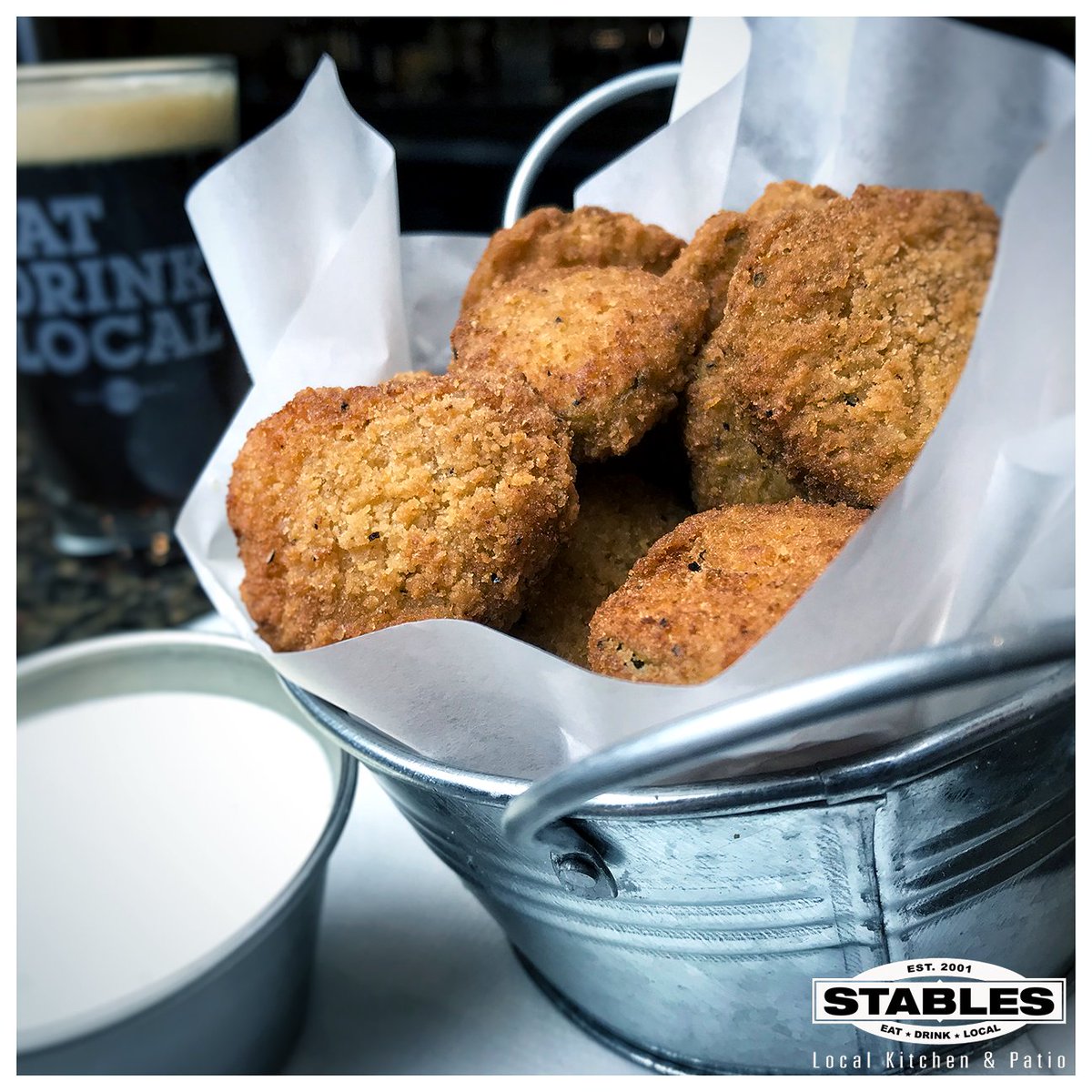 Stables816's tweet photo. Why limit happy to just an hour? STABLES Happy Hour daily from 3pm-6pm! #Stables816 #NorthlandProud #LocalHappyHour #BeKearney #EatDrinkLocal https://t.co/aR8SpAzDmm