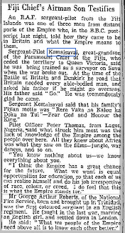 What a motto to live by, "Fear God and honour the King" Would be amazing if the BBC recordings still exist!  @andyfev  @greet_tweets do you have any friends in the BBC archives?