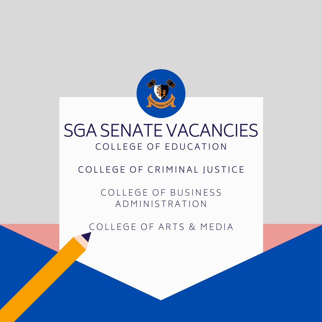 SamHouston_SGA's tweet photo. Interested in becoming a Senator? 
Fill out a application with the link below!

https://t.co/5WXNnIdTjq

#SHSU https://t.co/CWHZhScqyi