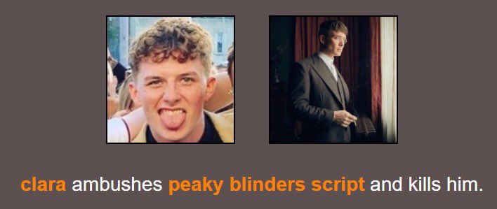 NOT THE PEAKY BLINDERS SCRIPT ACCOUNT  @solomonsbakery