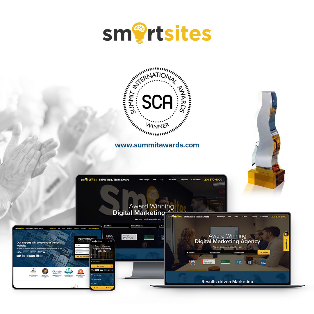 SmartSitesNJ's tweet image. We are excited to announce that our company has won the 2020 Summit International Award in Bronze for our website, smartsites.com! 💡💡💡

#SmartSites #ThinkWeb #ThinkSmart #DigitalMarketing