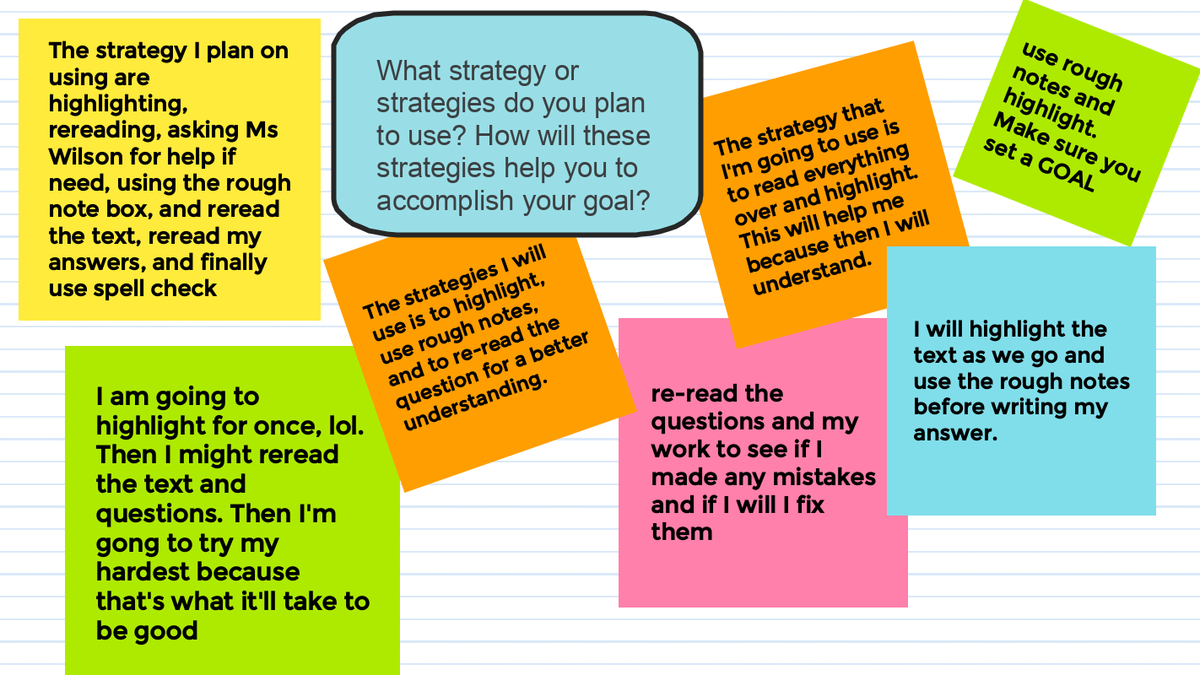MsWilso47049488's tweet photo. Using Jamboard to share learning goals &amp; reading and writing strategies #Jamboard https://t.co/U0vYe0y4XL