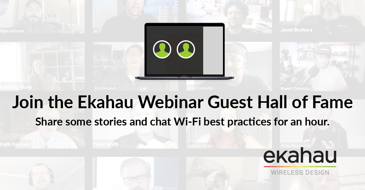 ekahau's tweet photo. Ekahau webinars present a unique opportunity to interact & connect with peers in the broader #WiFicommunity.
We encourage industry thought leaders, innovators & tech experts โ on the end-user side as well as channel partners โ to reach out to us! https://t.co/jbF2f4WdGU #WiFi https://t.co/0YD2t0wvTw