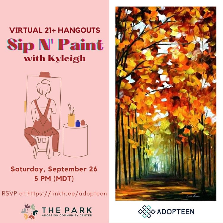 kyleighelisa's tweet photo. Come join me! 

#adoptee #virtualevent #wineandcanvas https://t.co/wKFW0m9CU0