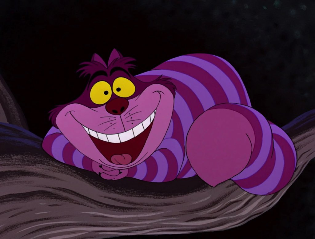 5: the Cheshire Cat, Alice in wonderland