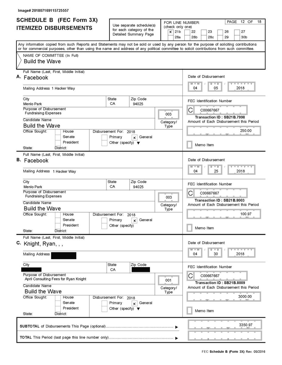 Here is my point; during that time, Ryan was getting paid thousands per month to tweet about Democratic candidates. He lives in a nice home, takes regular vacations, and has a wealthy family. Why would he need to raise $8000 to pay his vet bill? No credit cards? No small loan?...