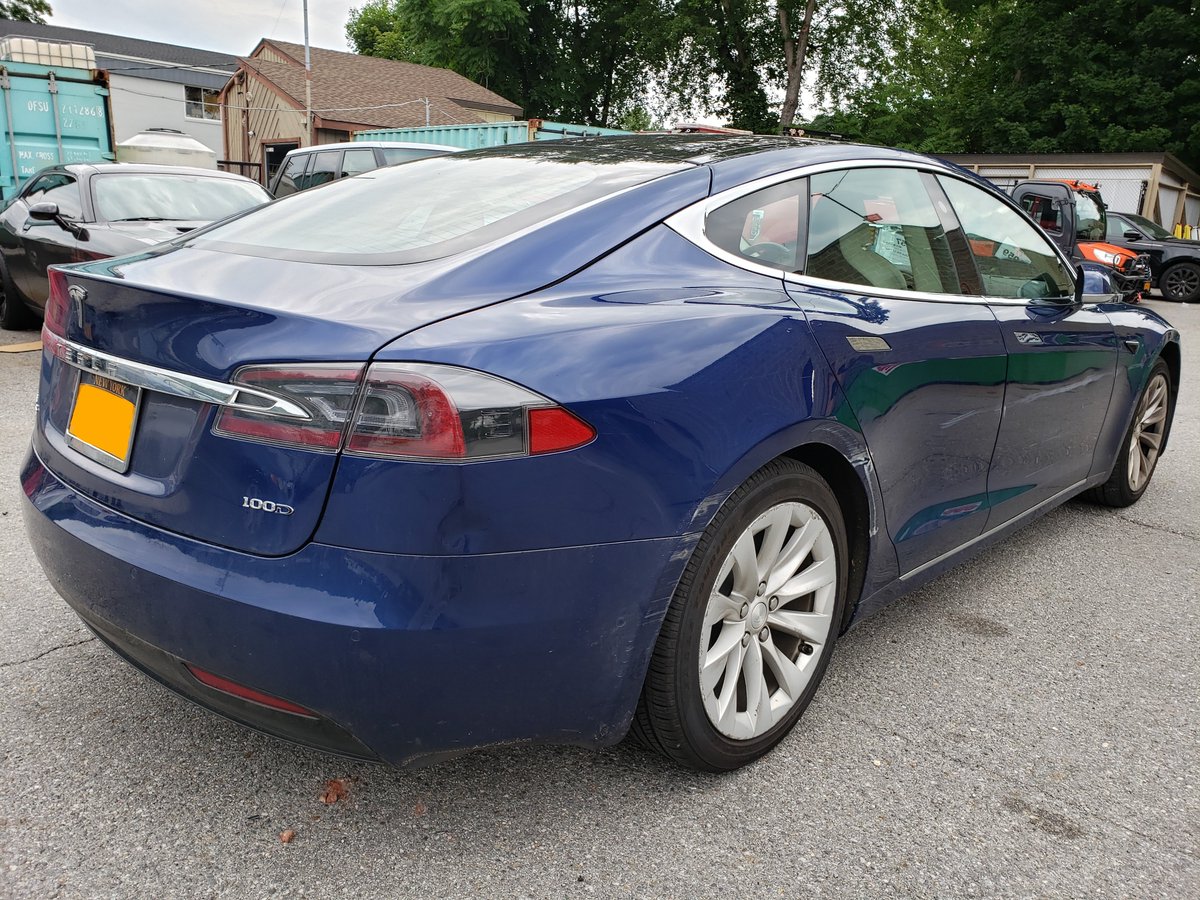 NorthStateCus's tweet photo. Another Model S restored back to pre-loss condition! #before #during #after #tesla #models #northstatecustom #northstateautobahn #certified #approved #aluminum #professionals #est1970 https://t.co/wDulu0M1UM