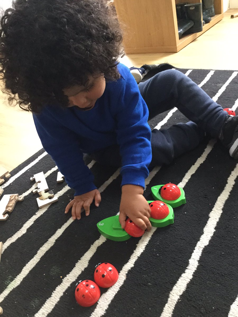 MrsKavanagh79's tweet photo. So proud of this little sunshine. He counted the spots on the ladybirds and then put them in numerical order. He then found the leaves with the numbers on them and matched them to the correct ladybird. Amazing👏🏻👏🏻⭐️@pre_nursery @RainbowEduMAT @EmmaREMAT https://t.co/Vq1SQgl4I8