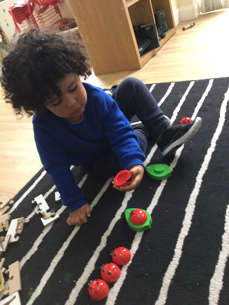 MrsKavanagh79's tweet photo. So proud of this little sunshine. He counted the spots on the ladybirds and then put them in numerical order. He then found the leaves with the numbers on them and matched them to the correct ladybird. Amazing👏🏻👏🏻⭐️@pre_nursery @RainbowEduMAT @EmmaREMAT https://t.co/Vq1SQgl4I8