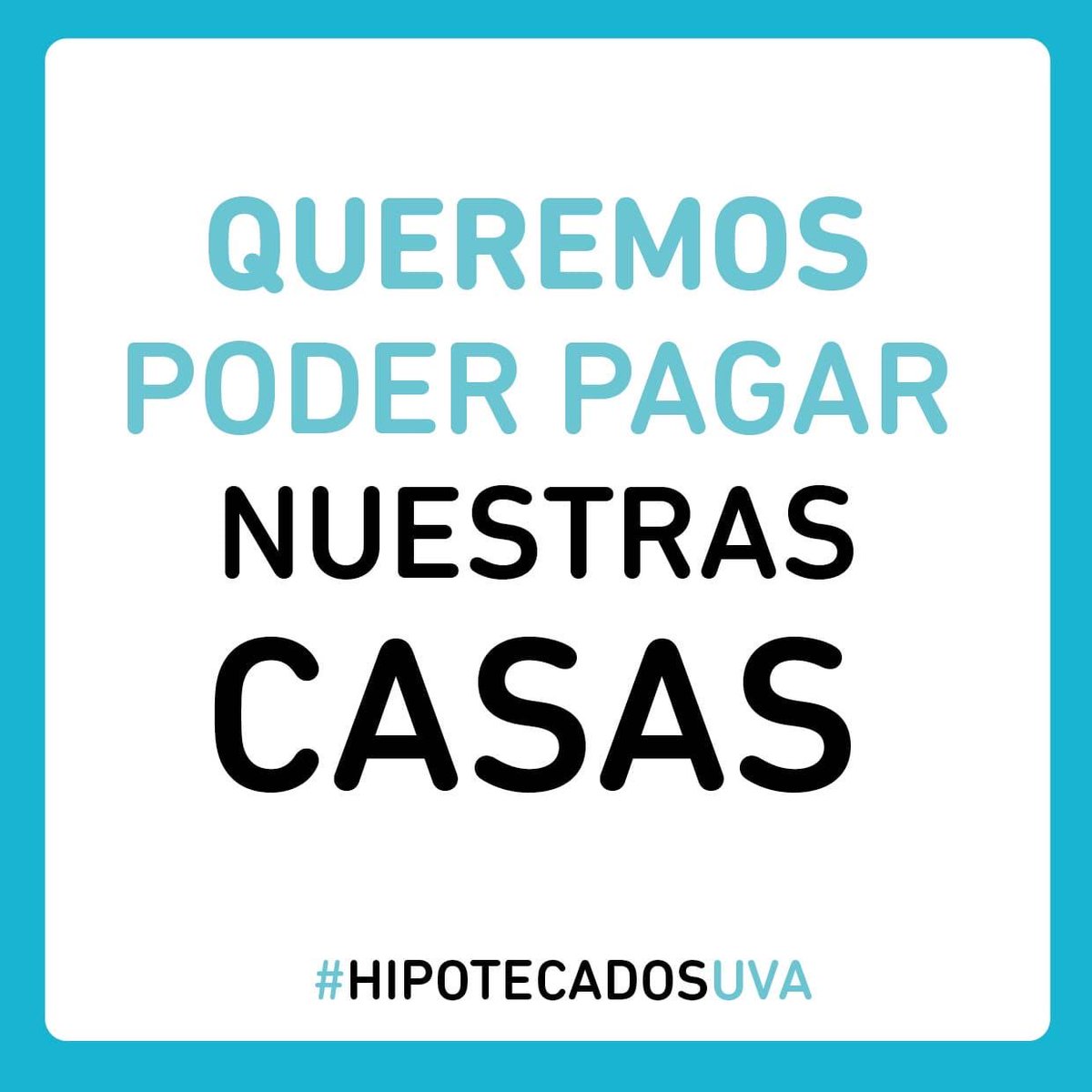 .​<a href="/MariaEBielsaOk/">María Eugenia Bielsa</a> de no haber una solución de fondo y definitiva para la problemática de los #HIPOTECADOSUVA , se producirá el quebranto del derecho de acceso a la vivienda de miles de familias trabajadoras.
Merecemos y pedimos PODER PAGAR
#DefinicionUVA YA