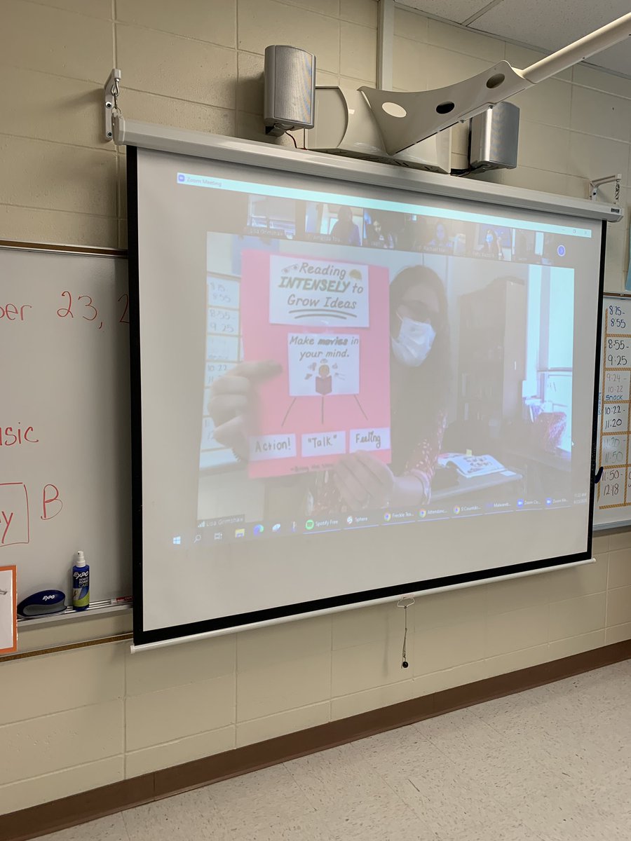 CRAGrimshaw's tweet image. Special thanks to @CRAMrsDoyle for a fantastic read aloud today. We are adding to our stack of mentor texts and our reading toolboxes! #synchronouslearning #fts4rkids @CRA_Bulldogs @JSerravallo 📚