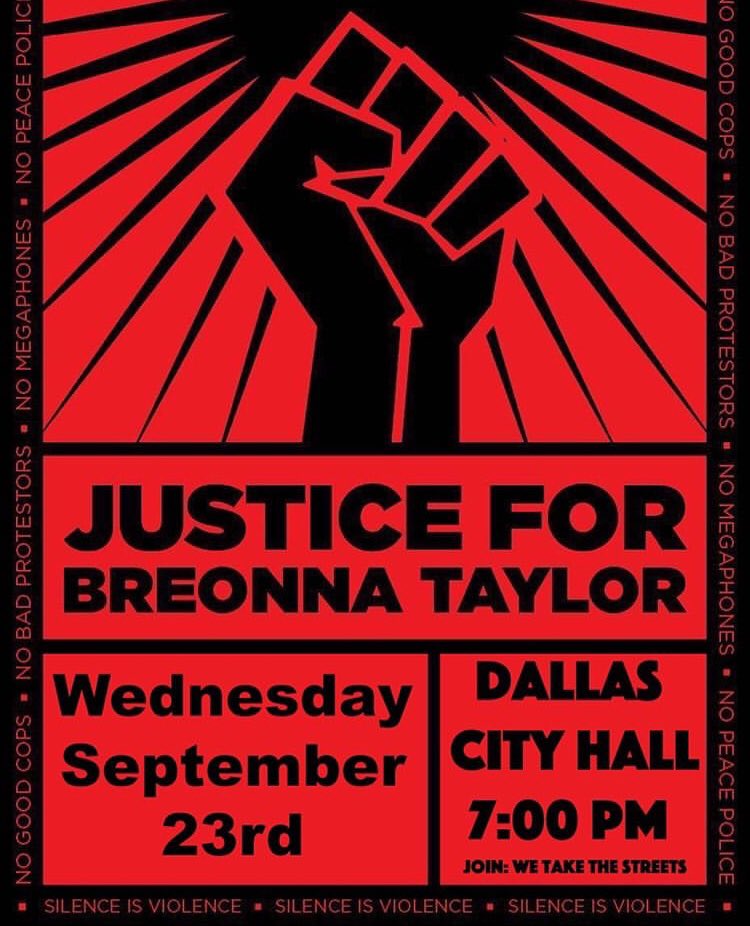 theactioncode's tweet image. TODAY, Wednesday 9/23. 7pm. 
Dallas City Hall.