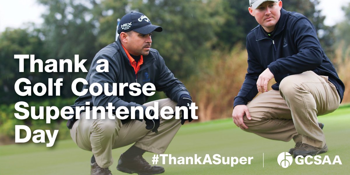 I’m so proud of our 19,000 members worldwide. Your passion for and dedication to both the game we love and the properties upon which it is played are inspiring, humbling and why we serve! On behalf of your @GCSAA Board, THANK YOU to all Golf Course Superintendents! #ThankASuper