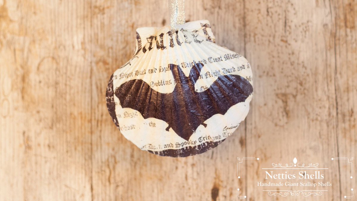 Nettiesshells's tweet photo. Is it too soon?? Halloween is on its way.. I love Halloween so i like to keep the decorations out for as long as possible!!!
Check out my amazing scallop shell decoration on Etsy
https://t.co/WAOeBcnzbI
#Halloween #bat #batdecor #bat #gothic #batdecorations #batlover #bataart https://t.co/uBdxRk0cvh
